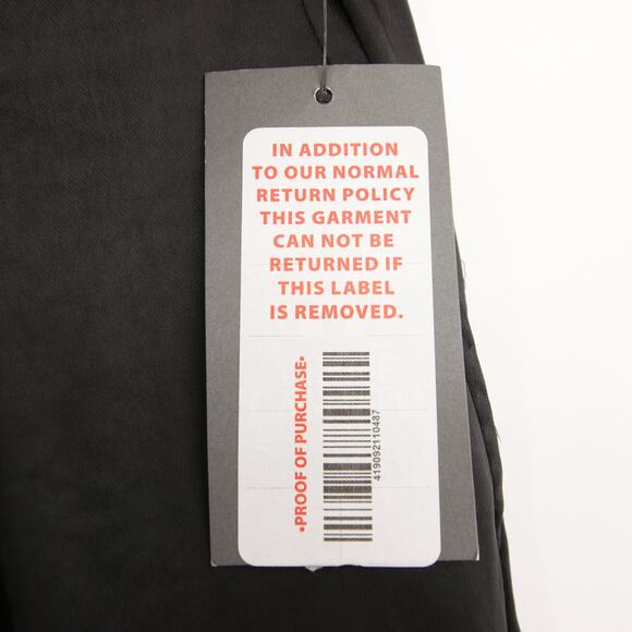 Vince Camuto Dress Pants Black Wide Leg Front Pleat Satin Trouser Pockets 16W - Picture 11 of 15